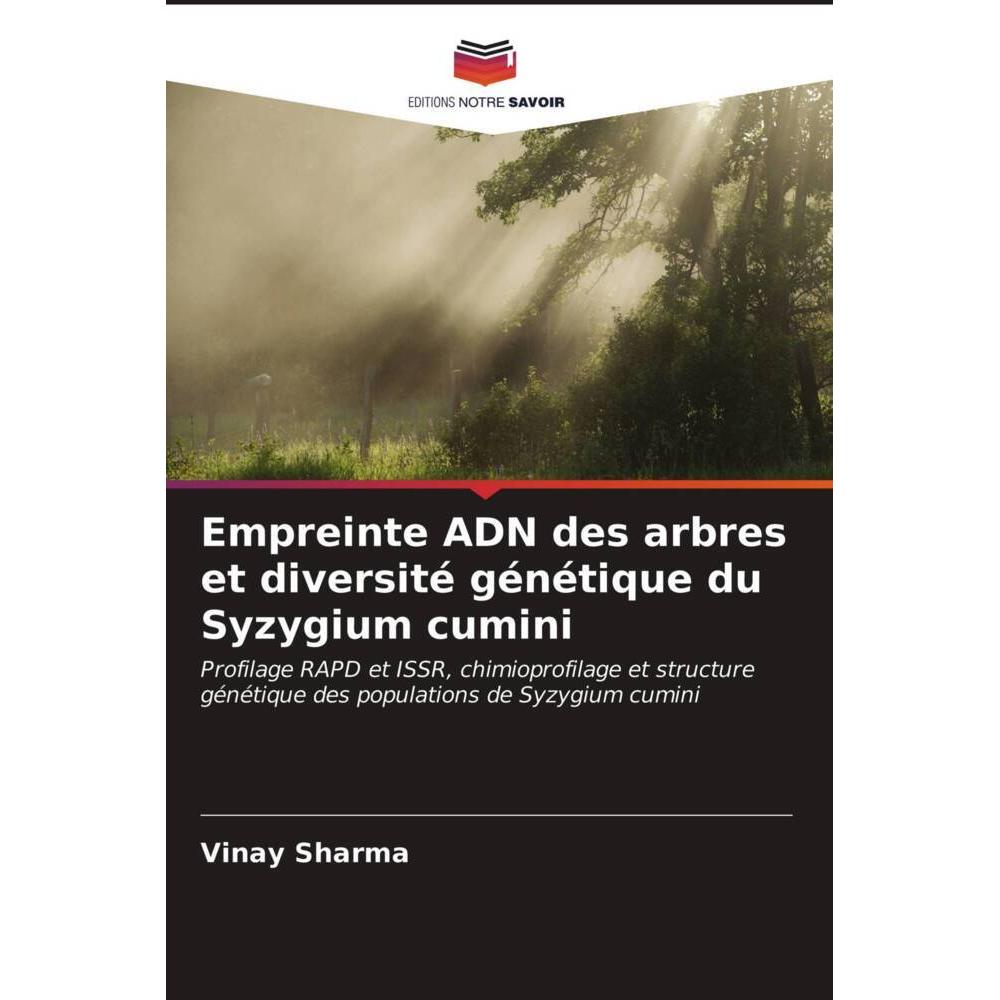 Empreinte ADN des arbres et diversité génétique du Syzygium cumini, Fachbücher von Vinay Sharma