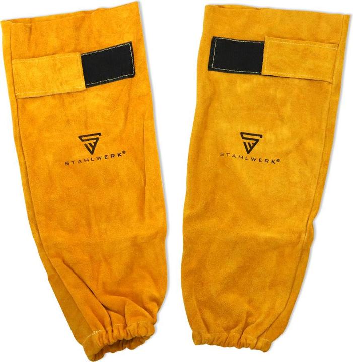 Produktbild Stahlwerk Schweisser Armschutz Spritzschutz Armschoner Schweisser Ärmel Echtleder (One Size)