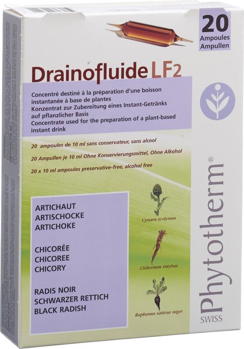 Image du produit Drainofluid LF n° 2 ampoules (20 pcs, Ampoules, 358 g)