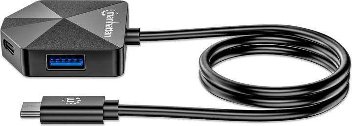 Produktbild Manhattan 4-Port USB 3.0 Typ-C / Typ-A Kombo-Hub 2x2 (USB-C, 4 Ports)