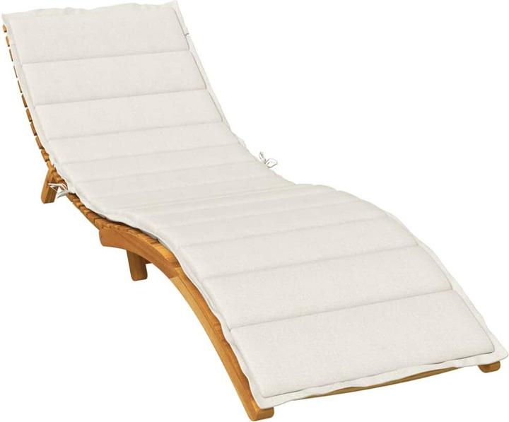 Produktbild vidaXL Sonnenliegen-Auflage Stoff (200 x 50 x 4 cm)