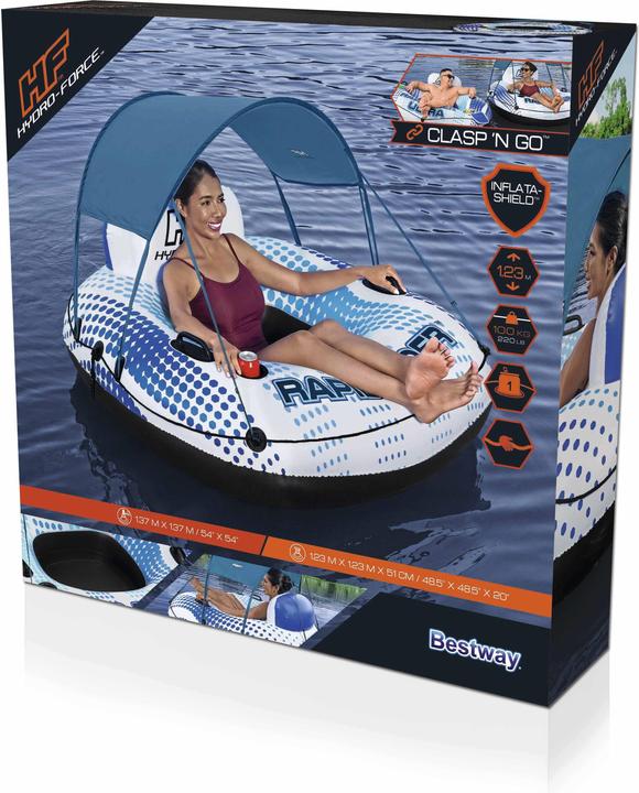 Produktbild Hydro-Force Schwimmring Rapig Rider mit Sonnenschutzdach