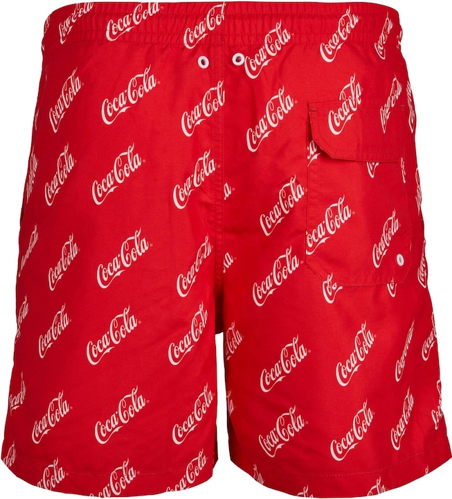 Produktbild Mister Tee Coca Cola Logo AOP Swimshorts (S)