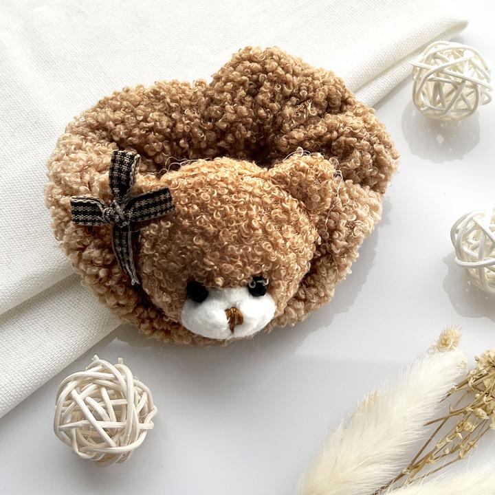 Immagine prodotto Avizar Scrunchie Kleiner Plüschbär Nellie (Elastico per capelli)