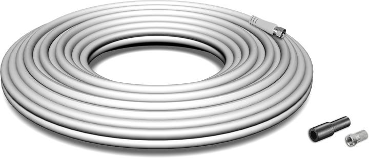 Produktbild Megasat 100146 Koaxialkabel 20 m F Weiss (110 dB, Antennenkabel)