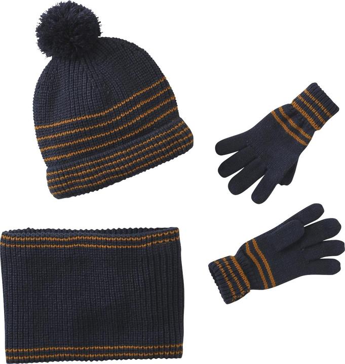 Immagine prodotto Vertbaudet Jungen Set: Mütze, Snood und Handschuhe gestreift (104, 116)