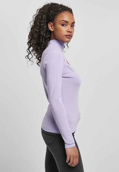 Actual product image Urban Classics Ladies Cut-Out Turtleneck Longsleeve (5XL)
