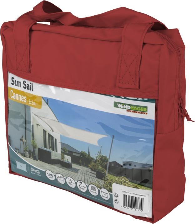 Produktbild Windhager Sun Sail CANNES Rechteck (2 x 3 m)