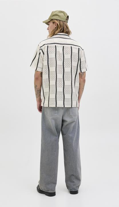 Actual product image Jack & Jones Jordia Stripe Resort Shirt Ss (M)