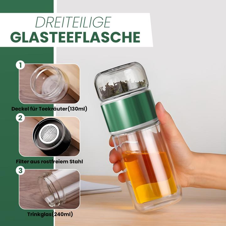 Image du produit Gewürzladen Näfels Bouteille de thé rotative avec filtre à thé à emporter (0.24 l)