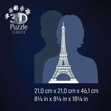 Produktbild Ravensburger 3D Puzzle 216 Teile - Iconics: Eiffelturm - mit Licht (216 Teile)