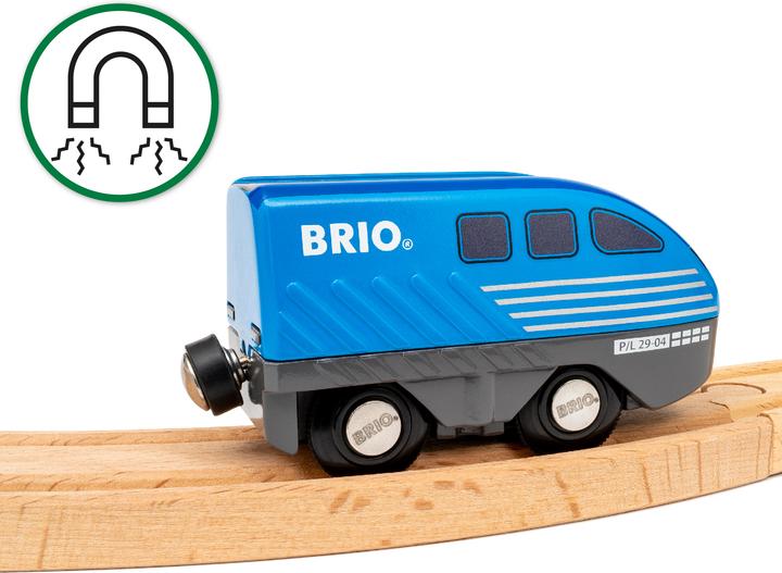 Actual product image Ravensburger BRIO World - 36019 Train with pull-back motor | Toy train for children aged 3 and over