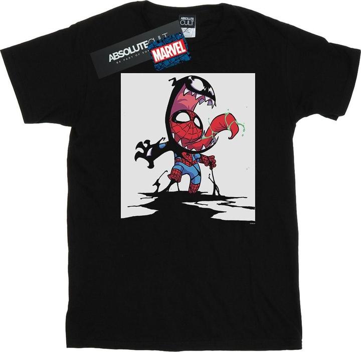 Image du produit - T-shirt SPIDER-MAN VENOM CARTOON - Fille (128)