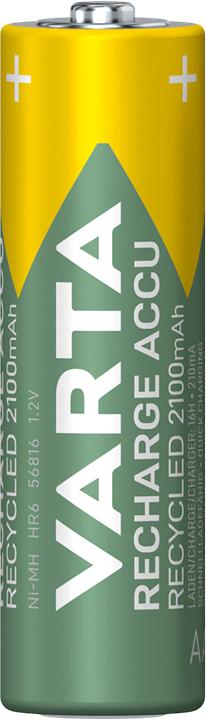 Actual product image Varta Battery AA Recycled AA 2100mAh Pack of 2 (2 pcs., AA, 2100 mAh)