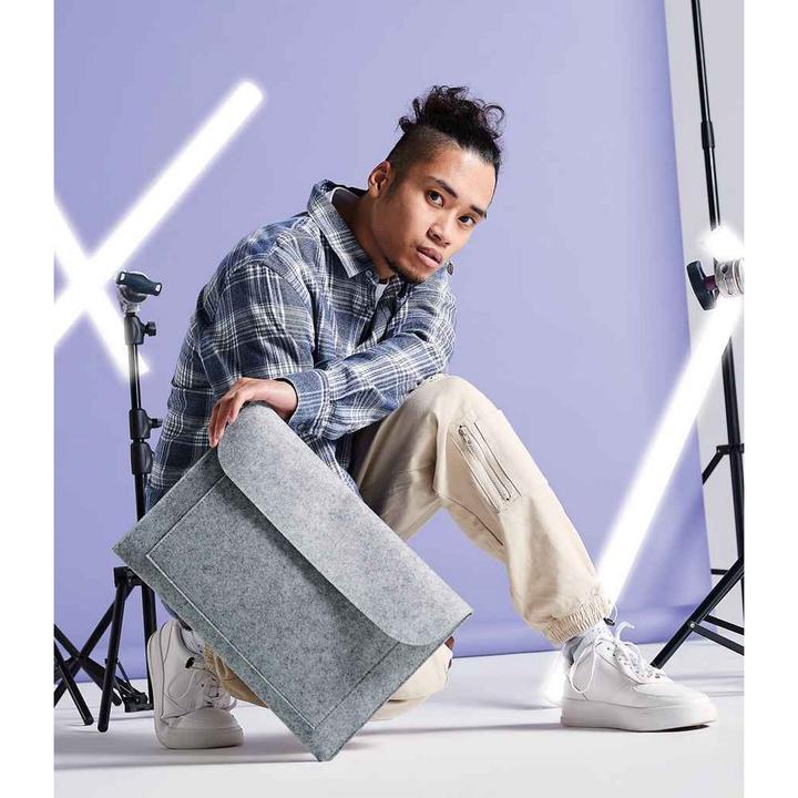 Actual product image Bagbase Felt Laptop Sleeve (15.75")