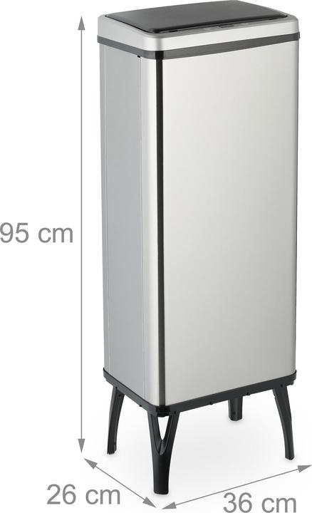 Relaxdays Sensor-Mülleimer (60 l)