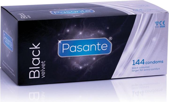 Pasante black velvet (144 pcs.)