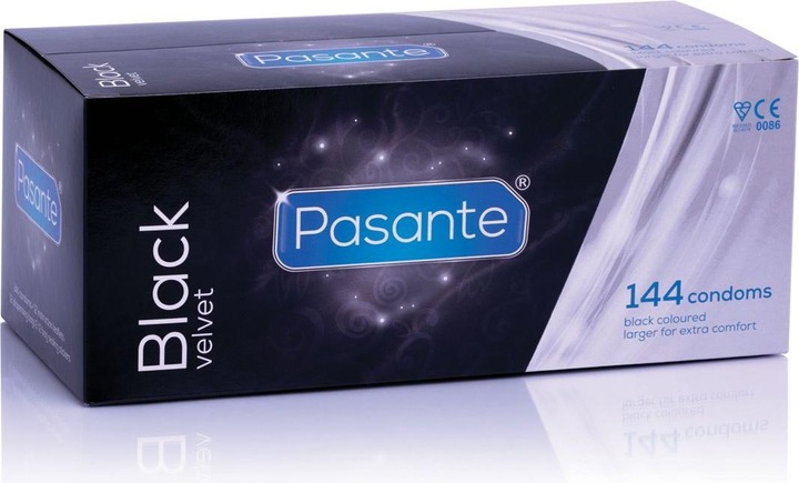Actual product image Pasante black velvet (144 pcs.)
