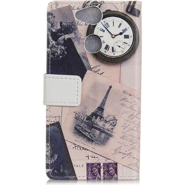 Thumbnail - MU Style Leder Bookcover Image II Series (Xperia XA2 Plus), Smartphone Hülle, Mehrfarbig