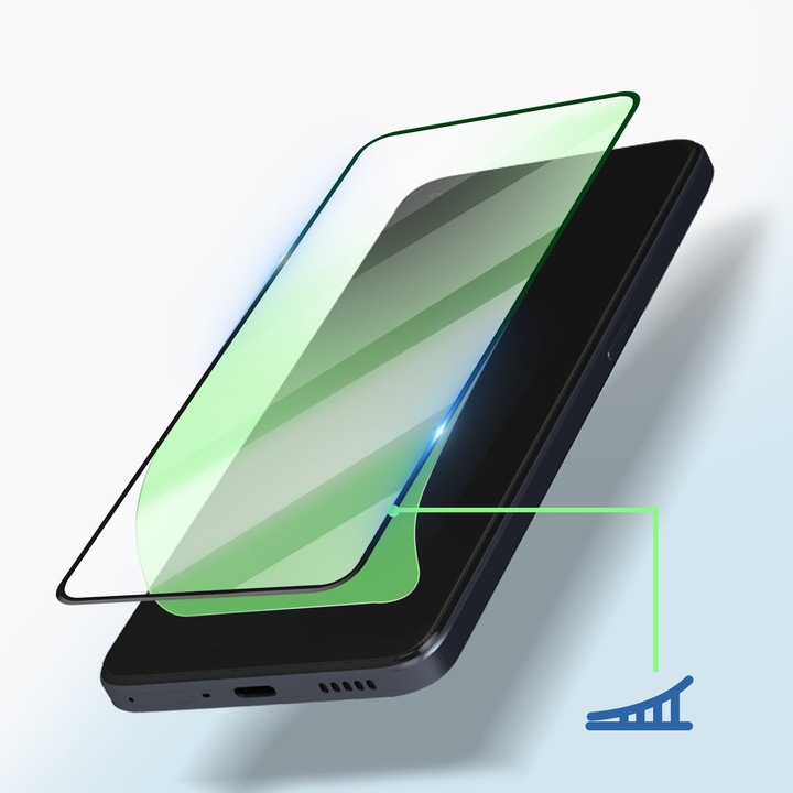 Actual product image Avizar Protective glass film 9H (1 Piece, Oppo Reno 8)
