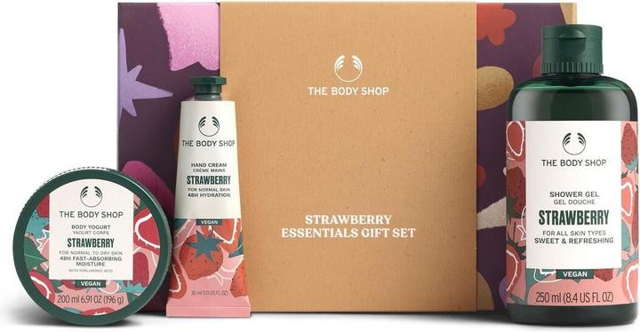The Body Shop Kleines Erdbeer-Set, 3-Teilig (Body care set)