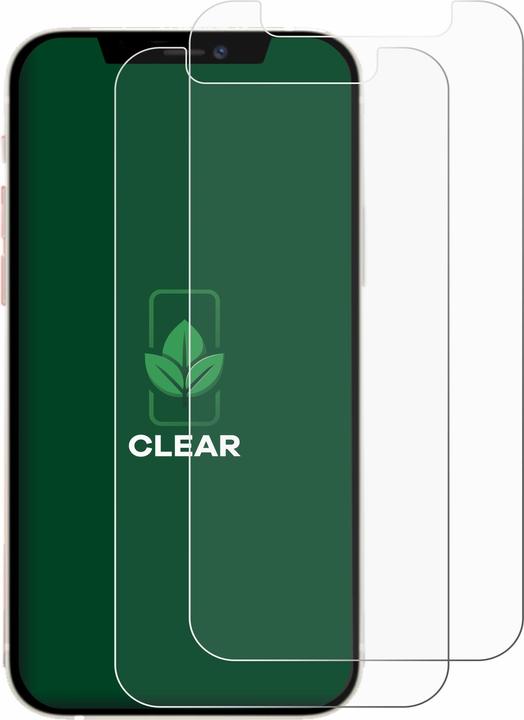 Produktbild ScreenLeaf Schutzfolie nachhaltiger Displayschutz Displayschutzfolie Folie Klar Transparent (2 Stk., Apple iPhone 12 mini)
