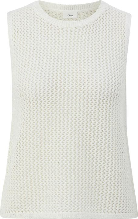 Actual product image s.Oliver Strickpullunder Transparentes Stricktop mit Pailletten (48)
