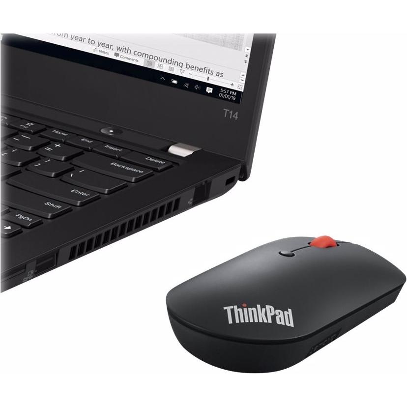 Thumbnail - Lenovo ThinkPad Silent (Kabellos), Maus, Schwarz