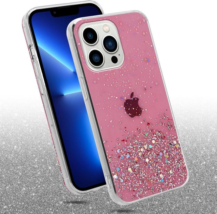 Produktbild Cadorabo TPU Cover funkelnder Glitter (Apple iPhone 13 Pro Max)