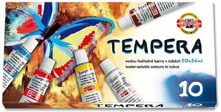 Image du produit Koh-i-Noor Tempera Tempera couleurs assorties 10 x 16,0 ml (Multicolore, 16 ml)