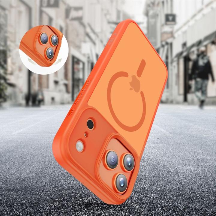 Actual product image Tech-Protect Magmat Magsafe Iphone 17 Pro Max Matte Kosmisches Orange (Apple iPhone 17 Pro Max)