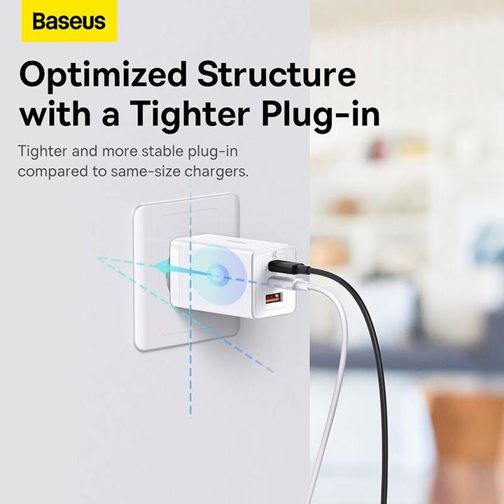 Immagine prodotto Baseus Caricabatterie veloce GaN5 Pro Dual USB-C e USB-A (65 W)