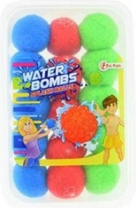 Actual product image Toi-Toys Reusable water balloons Splash - 9 piece water ball set in storage box - Ø 7 c (9 x)