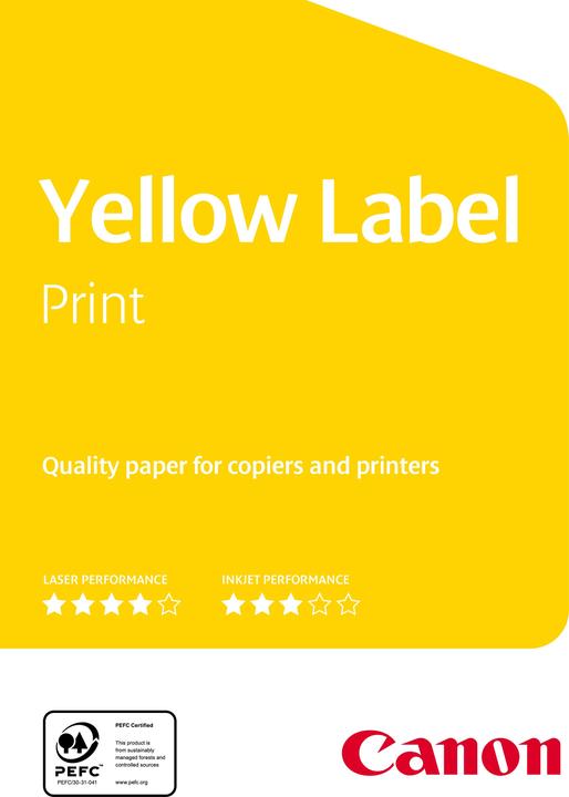 Image du produit Canon étiquette jaune (80 g/m², 2500 x, A4)