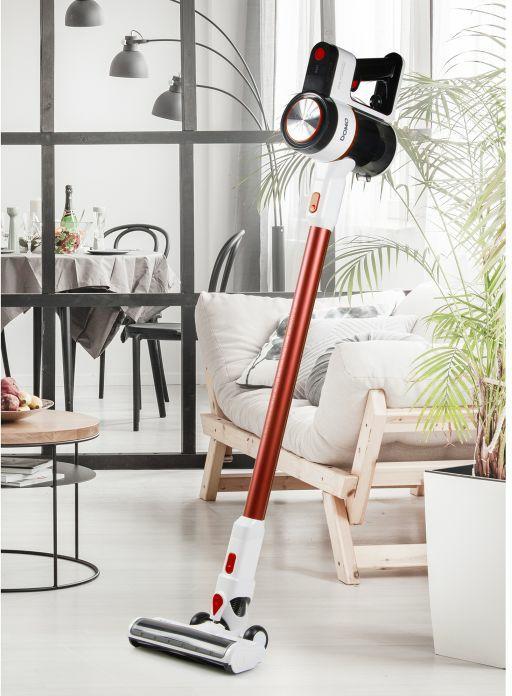 Actual product image Domo BLCD Clean Star DO242SV cordless handheld hoover 21.6V cyclone technology