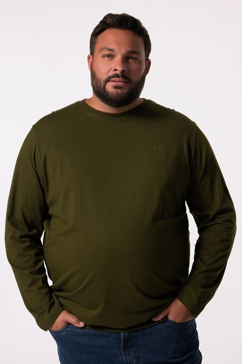 Immagine prodotto Men+ Langarmshirt, Basic, Bauchfit, Rundhals (5XL)
