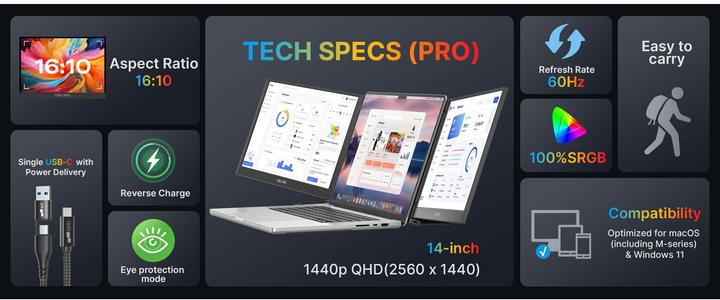 Image du produit Mobile Pixels Trio 3 Pro (2240 x 1400 pixels, 14.10")