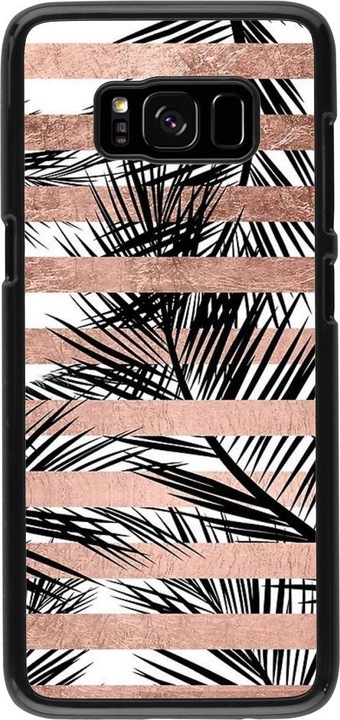 Produktbild PhoneLook Hülle Palm trees gold stripes (Samsung Galaxy S8)
