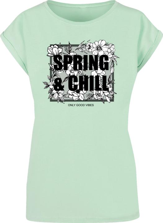 Produktbild Merchcode Ladies Spring And Chill Extended Shoulder Tee - 113645 (M)