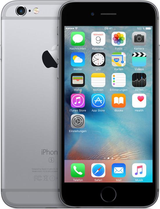 Produktbild Apple iPhone 6s (16 GB, Space Gray, 4.70", Single SIM, 12 Mpx, 4G)
