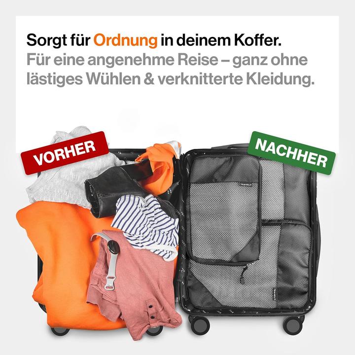 Produktbild Travely 5-teiliges Packwürfel-Set