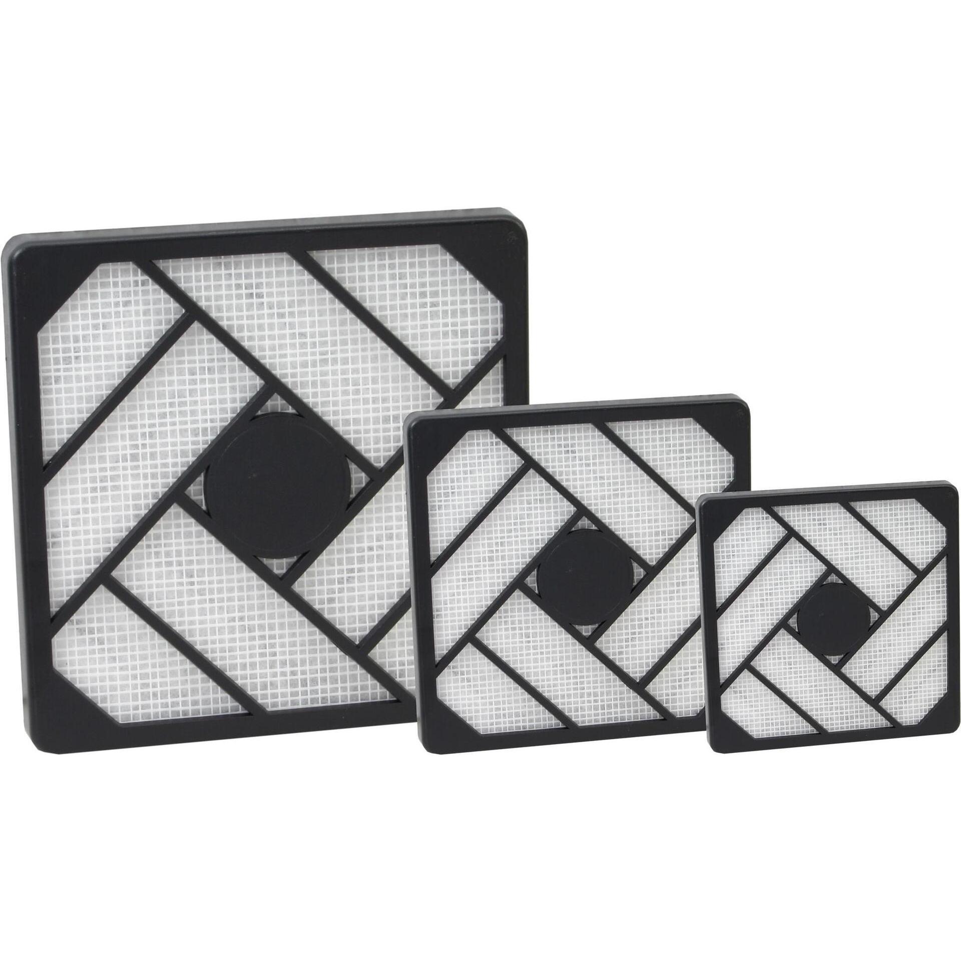 InLine Filter + Einbaukassette, PC Lüfter Zubehör, Schwarz