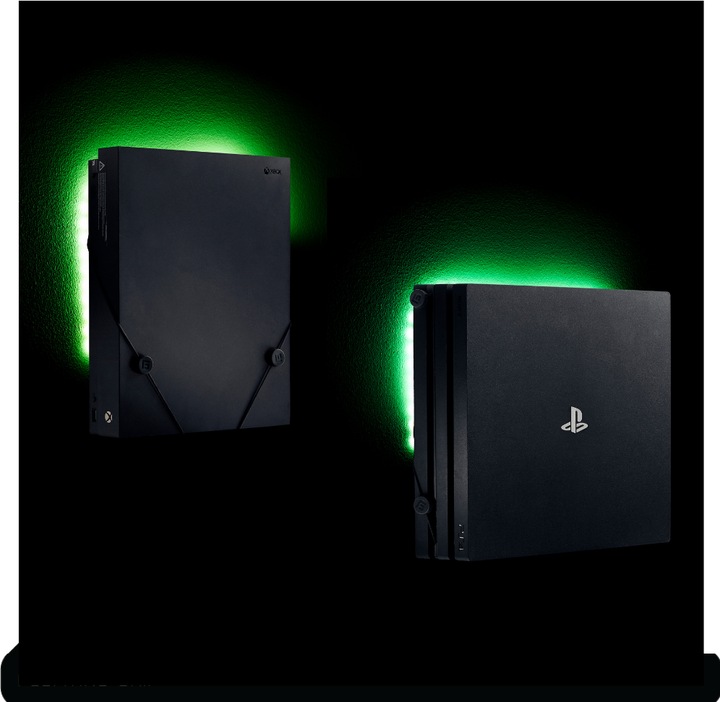 Floating Grip Luce a filo a led con USB verde (PS4)