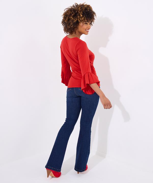 Produktbild Joe Browns Wrap Front Frill Sleeve Top (38)
