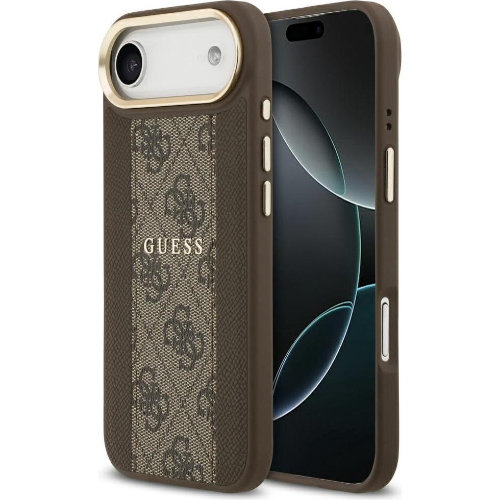 Guess - Hardcase 4G - Iphone 17 Air - Brown (Apple Iphone 17), Cover Smartphone, Marrone
