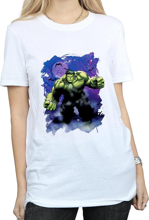 Produktbild Hulk Halloween Spooky Forest Baumwolle Boyfriend TShirt (3XL)