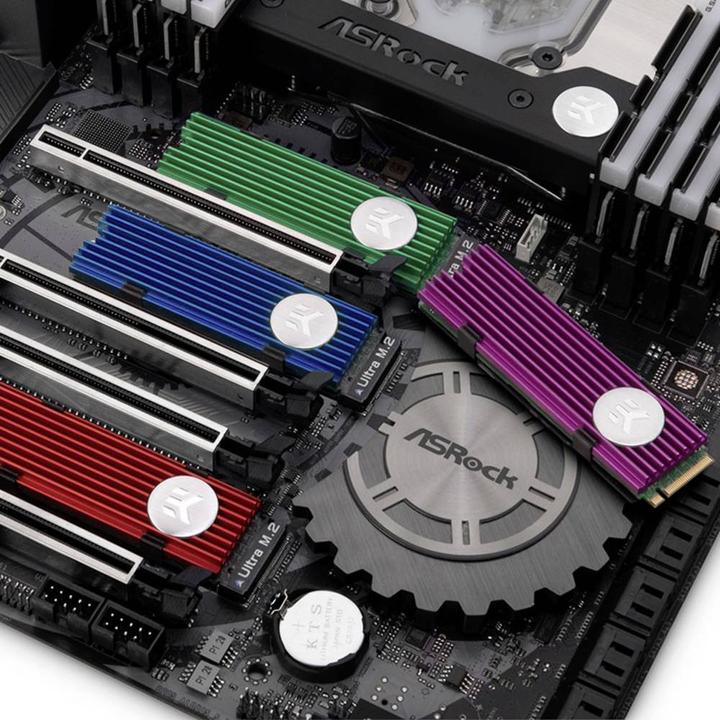 Produktbild EKWB EK-M.2 NVMe Heatsink - blau