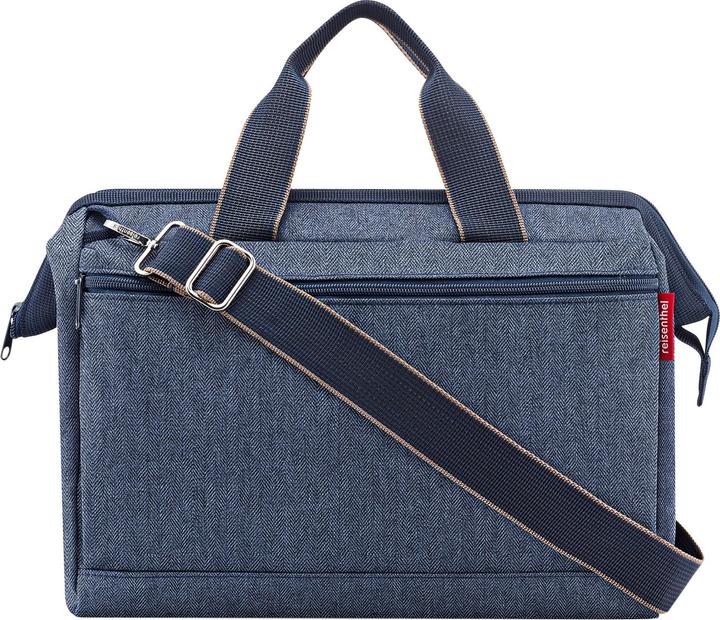 Immagine prodotto reisenthel Borsa a tracolla Allrounder S con tasca a spina di pesce Blu scuro