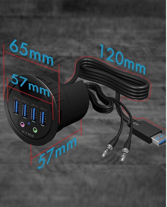 Image du produit Icy Box IB-HUB1403A (USB-A, 4 ports)