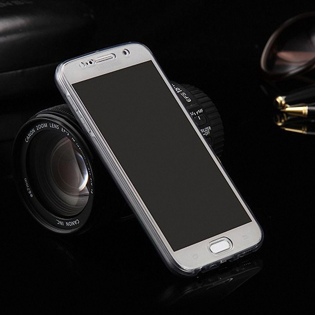 König Design LG K4 Full Body 360 Silikon Schutzhülle Handyhülle Case Hülle Bumper Etuis Grau (LG K4), Smartphone Hülle, ...